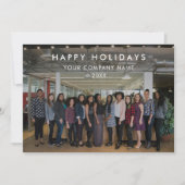 Modern Business Team Foto Logo Foto Kerstmis (Voorkant)