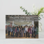 Modern Business Team Foto Logo Foto Kerstmis (Staand voorkant)