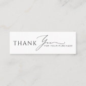 Modern Business Thank You Packaging Mini Inserts Mini Visitekaartje (Voorkant)