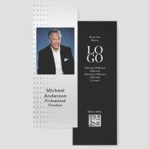 Modern Businessman Photo Advertisement White