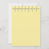 Modern Butter Baby shower Kaart (Achterkant)