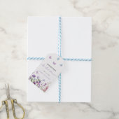 Modern Butterflies Vrijgezellenfeest dank u Cadeaulabel (Met Touw)