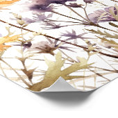 Modern Butterflies Vrijgezellenfeest Mimosa Bar Si Poster (Hoek)