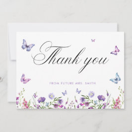 Modern Butterflies Vrijgezellenfeest Welkomstbord Bedankkaart