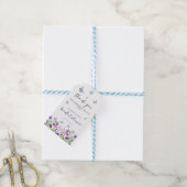 Modern Butterflies Vrijgezellenfeest Welkomstbord Cadeaulabel (Met Touw)