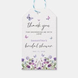 Modern Butterflies Vrijgezellenfeest Welkomstbord Cadeaulabel