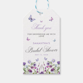 Modern Butterflies Vrijgezellenfeest Welkomstbord Cadeaulabel