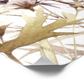 Modern Butterflies Vrijgezellenfeest Welkomstbord Poster (Hoek)