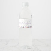 Modern Butterflies Vrijgezellenfeest Welkomstbord Waterfles Etiket (Voorkant)