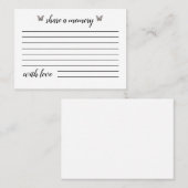 Modern Butterfly | A-geheugenkaarten delen Visitekaartje (Voorkant / Achterkant)