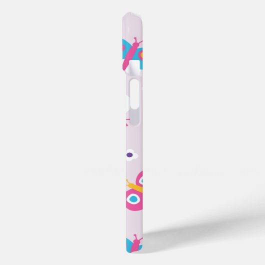 Modern Butterfly iPhone Case (Achterkant / Links)