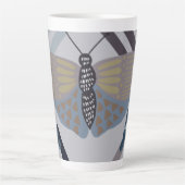 Modern Butterfly Latte Mok (Voorkant)
