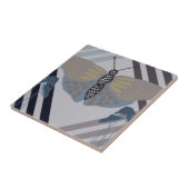Modern Butterfly Tegeltje (Zijkant)