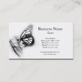 Modern Butterfly Visitekaartje (Achterkant)