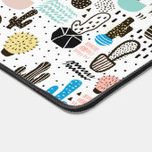 Modern Cactus Geometric Pattern Bureaumat (Hoek)