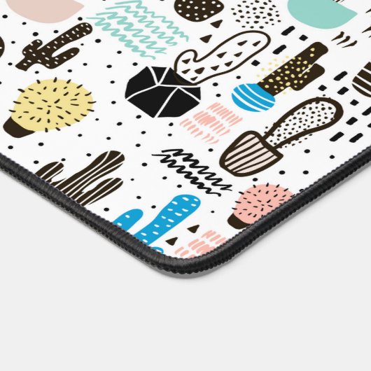 Modern Cactus Geometric Pattern Bureaumat (Hoek)