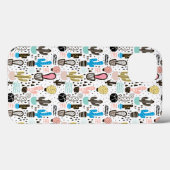 Modern Cactus Geometric Pattern Case-Mate iPhone Case (Achterkant (horizontaal))
