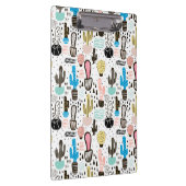 Modern Cactus Geometric Pattern Klembord (Rechts)