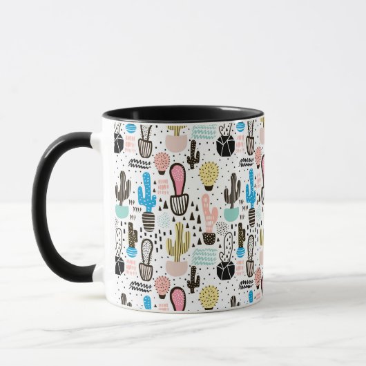 Modern Cactus Geometric Pattern Mok (Links)