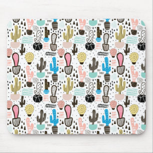 Modern Cactus Geometric Pattern Muismat