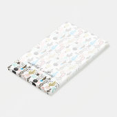 Modern Cactus Geometric Pattern Post-it® Notes (Schuin)
