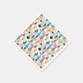 Modern Cactus Geometric Pattern Servet (Hoek)