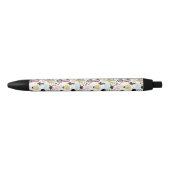 Modern Cactus Geometric Pattern Zwarte Inkt Pen (Voorkant)