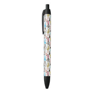 Modern Cactus Geometric Pattern Zwarte Inkt Pen