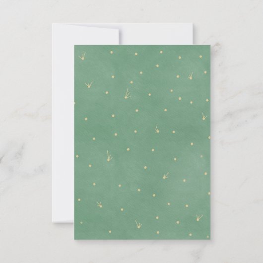 Modern Cactus Rehearsal Dinner Invitation Kaart (Achterkant)