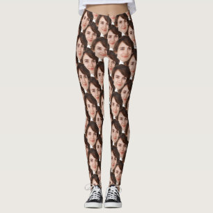 Modern cadeau voor haar gezichten met unieke leuke leggings