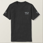 Modern cadeau voor oom zwangerschap aankondiging C<br><div class="desc">Modern cadeau voor oom zwangerschap aankondiging Cool oom geborduurd T-shirt</div>