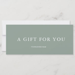 Modern cadeaubon
