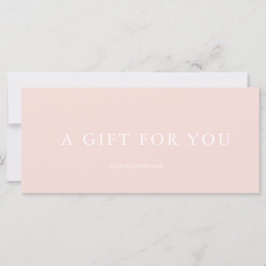 Modern cadeaubon (Voorkant)