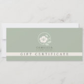 Modern Cadeaubon voor Hoofd Spa Kaart (Voorkant)