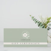 Modern Cadeaubon voor Hoofd Spa Professionals Kaart (Staand voorkant)
