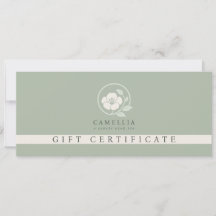 Modern Cadeaubon voor Hoofd Spa Professionals