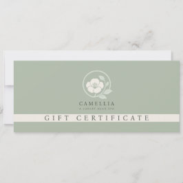 Modern Cadeaubon voor Hoofd Spa Professionals Kaart