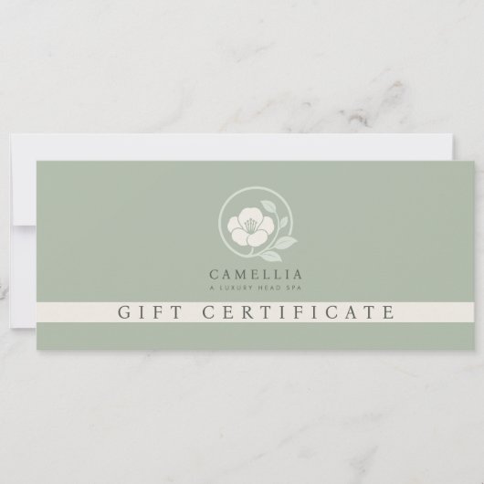 Modern Cadeaubon voor Hoofd Spa Professionals Kaart (Voorkant)