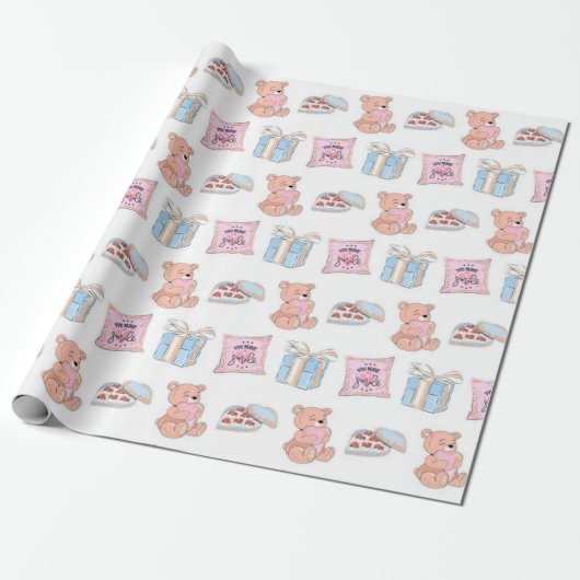 Modern Cadeaupapier (Uitgerold)