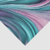 Modern cadeauverpakking-Paarse en Blauwgroen= Tissuepapier (Detail)