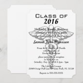 Modern Caduceus Medical School Afstuderen Uitnodig Kaart (Voorkant / Achterkant)