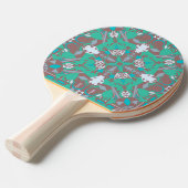 Modern caleidoscopisch patroon Ping Pong Paddle Tafeltennisbatje (Voorkant Gekanteld)