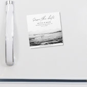 Modern California Beach Save the Date Magnet
