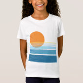 Modern California Sunrise T-shirt (Voorkant)