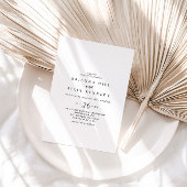 Modern Calligrafie Casual bruiloft Kaart