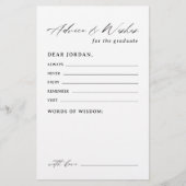 Modern Calligraphy Afstuderen advies & wensen (Voorkant)