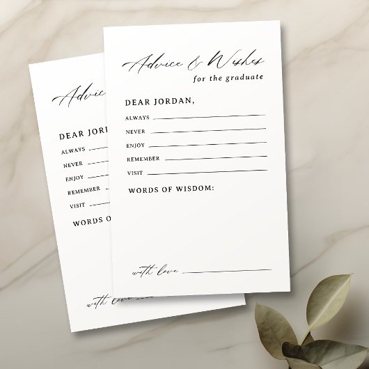 Modern Calligraphy Afstuderen advies & wensen