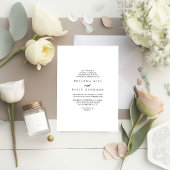 Modern Calligraphy Diamond Wedding Kaart