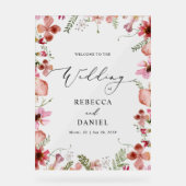 Modern Calligraphy Wedding Welcome Acryl Bord (Voorkant)