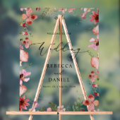 Modern Calligraphy Wedding Welcome Acryl Bord (Neutraal)